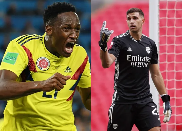 El colombaino Yerry Mina podría llegar a compartir el camerino con su otrora némesis el argentino ‘Dibu’ Martínez.