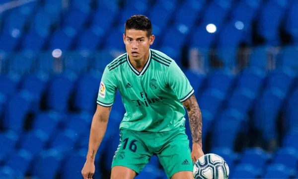 El colombiano, algo frío, se pronunció luego de que el Real Madrid consiguiera el título de La Liga