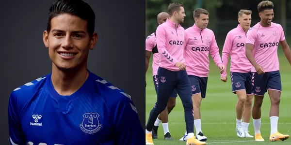 El colombiano cumplió son su primer entrenamiento y ya demuestra sus dotes de crack