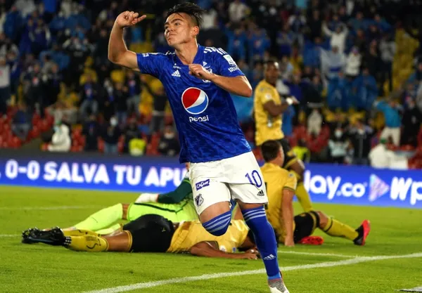 El colombiano Daniel Ruiz fue una de las figuras en la victoria de Millonarios FC contra Once Caldas.