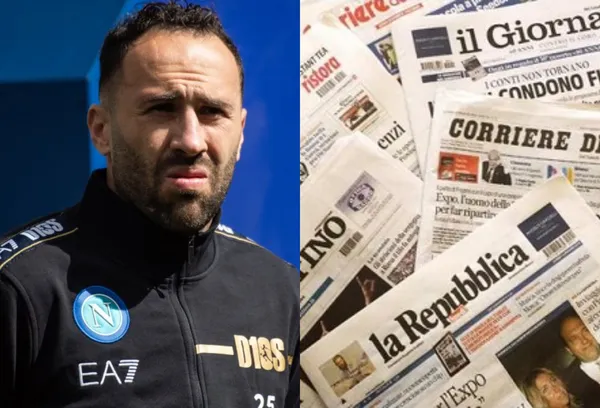 El colombiano David Ospina está en duda en el Napoli de Italia y los medios dan novedades sobre su futuro.