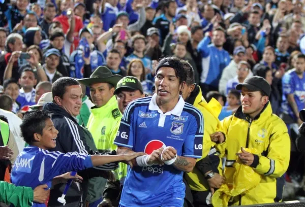 El colombiano Dayro Moreno tuvo sus altas y bajas en Millonarios FC, tiene un buen recuerdo del cuadro "Embajador".