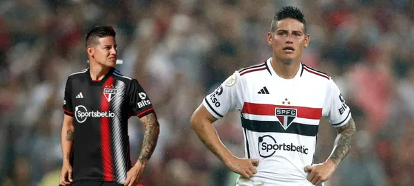 El colombiano debutó con la camiseta de Sao Paulo de Brasil