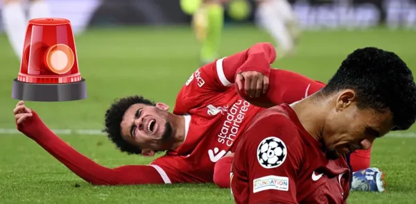 El colombiano dejó la cancha en la segunda parte de Liverpool vs Arsenal en Premier League