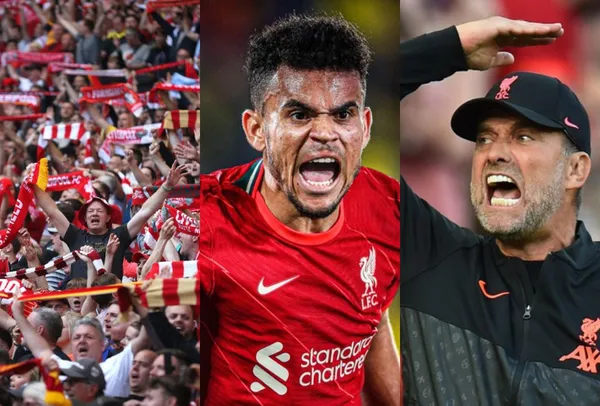 El colombiano desató la locura en el Estadio de Anfield al empatar el partido del Liverpool.