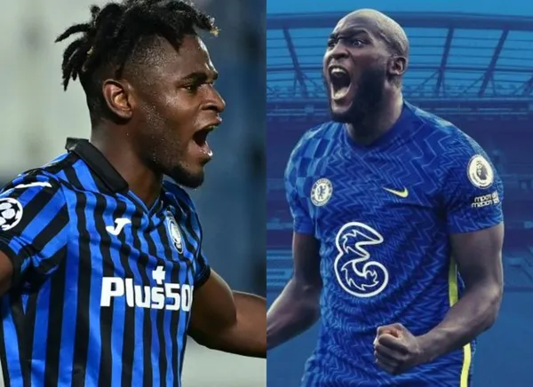 El colombiano Duván Zapata no pasa por un buen momento y otra vez se atraviesa Romelu Lukaku en su camino.