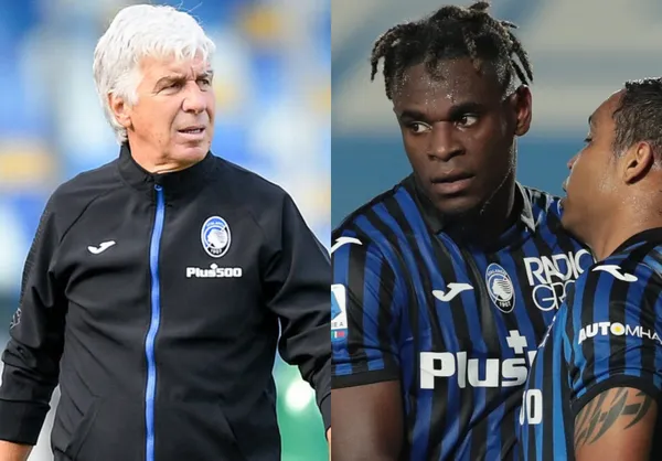 El colombiano Duván Zapata sufrió una grave lesión que lo pone cerca de salir del club a corto plazo.