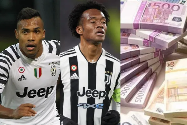 El colombiano es una de las figuras de Juventus, pero no tendría un gran salario como el brasileño Alex Sandro