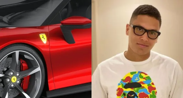 El colombiano está todavía disfrutando de las vacaciones adelantadas que le dio su equipo en China, está libre hasta diciembre, anda de paseo con su lujoso auto y no se le ha visto entrenando.