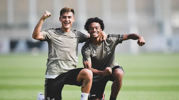 El colombiano estrella de la vecchia signora en sus redes sociales felicito por su cumpleaños a su amigo el príncipe Claudio Marchisio, reacción de la joya.