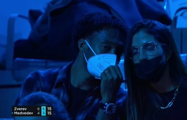 El colombiano también estuvo presente en un partido de Farah y Cabal entre semana.