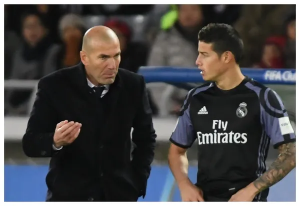 El colombiano evadió la posibilidad de regresar a Madrid durante una trasmisión en directo.