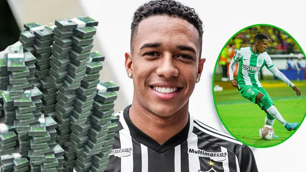 El colombiano fue confirmado como nuevo jugador del cub brasileño (Foto tomada de redes Atlético Mineiro, Caracol Noticias)