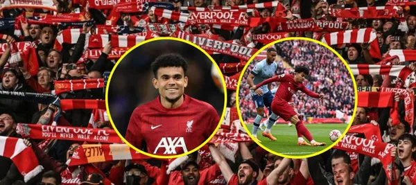 El colombiano fue ovacionado por miles de hinchas en el estadio de Anfield
