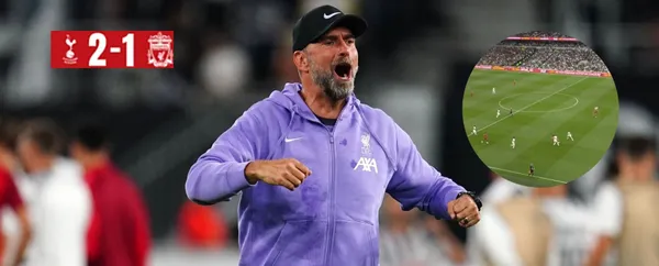 El colombiano fue titular en la derrota 2-1 de Liverpool ante Tottenham