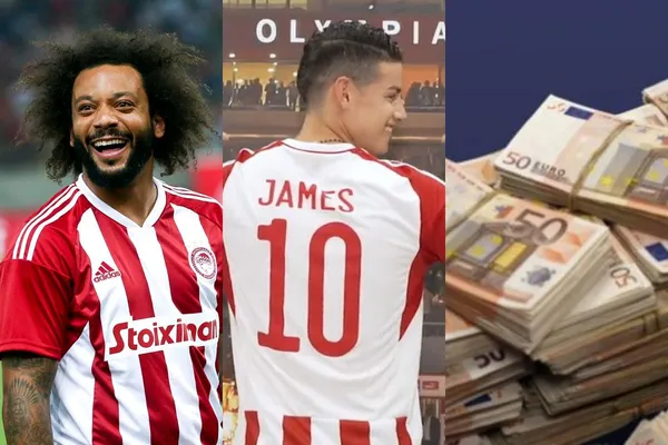 El colombiano habría tenido una rebaja salarial muy grande para llegar a Olympiacos