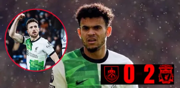 El colombiano ingresó en la segunda parte del partido de Liverpool ante Burnley en la Premier League