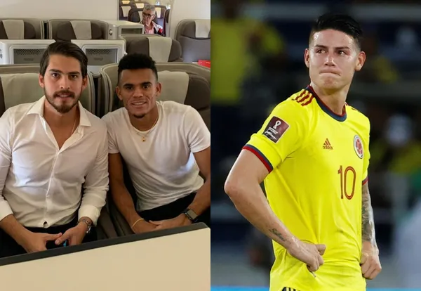 El colombiano James Rodríguez está en conflicto con la prensa en Colombia y Luis Díaz en esos temas tiene otra estrategia.