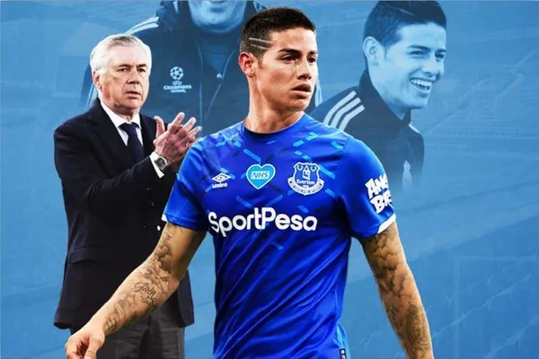 El colombiano James Rodríguez no estuvo en el cotejo de esta tarde y eso fue lo qué pasó con Ancelotti