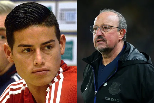 El colombiano James Rodríguez habría recibido de manera satisfactoria la noticia de que Rafael Benitez fue despedido en el Everton, pero no por desearle mal, sino por el karma que paga el español.