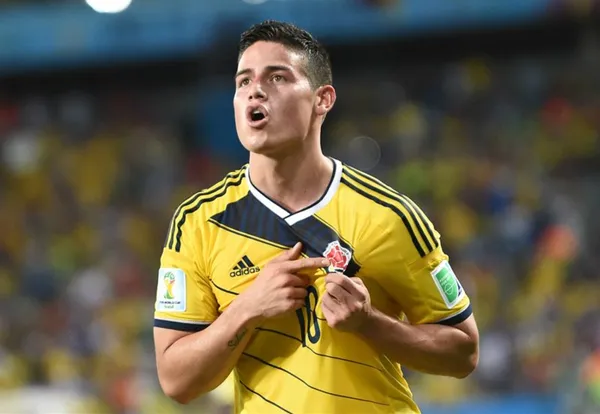 El colombiano James Rodríguez necesita que Colombia clasifique al Mundial para no perder el millonario contrato publicitario que tiene con la empresa telecomunicaciones Claro.