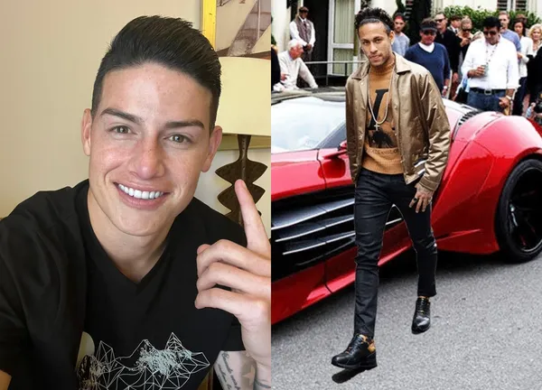 El colombiano James Rodríguez se da los mismos lujos que su colega Neymar y tener un Bugatti es un claro ejemplo de ello.