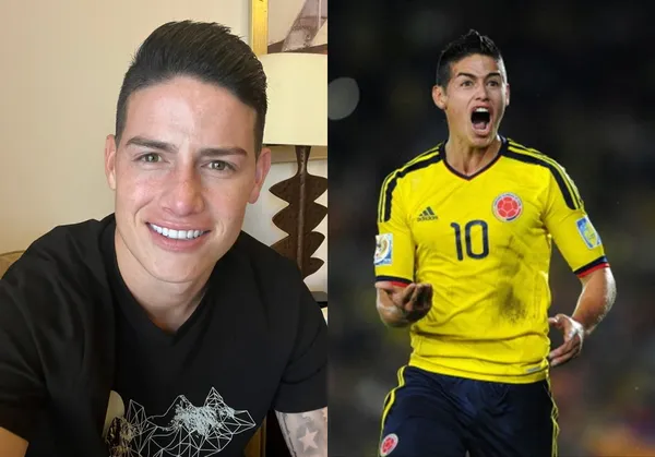 El colombiano James Rodríguez sorprendió en las redes sociales con un cambio de imagen que hizo para evitar burlas hacia él cuando esté en Barranquilla con la Selección Colombia.