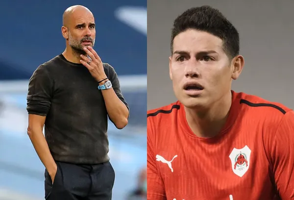 El colombiano James Rodríguez no supo interpretar unas palabras de Pep Guardiola sobre él y ahora sufre las consecuencias.