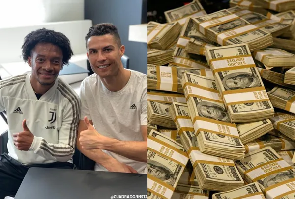El colombiano Juan Guillermo Cuadrado gastó miles de dólares en algo que también fue un lujo para Cristiano Ronaldo.