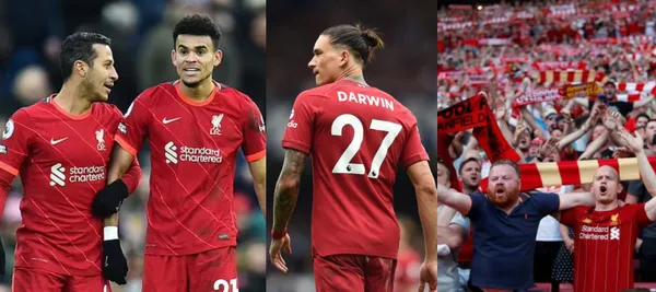 El colombiano le dio una lección a Darwin Núñez en Liverpool