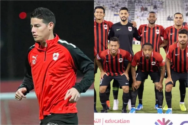 El colombiano llegó la temporada pasada al club catarí procedente de Everton donde tuvo un paso fugaz