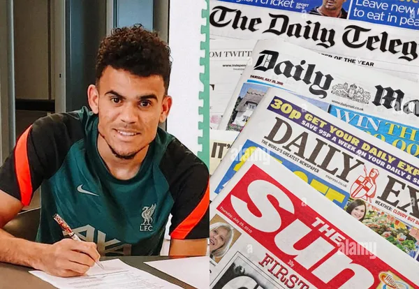 El colombiano Luis Diaz es el nuevo jugador del Liverpool de Inglaterra y su fichaje ha hecho eco en toda la prensa internacional.