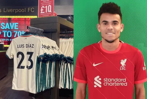 El colombiano Luis Díaz es el nuevo jugador del Liverpool y antes de llegar a Inglaterra ya está haciéndole ganar millones a su nuevo club.