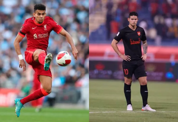 El colombiano Luis Díaz está superando con creces a James Rodríguez en todos los aspectos.