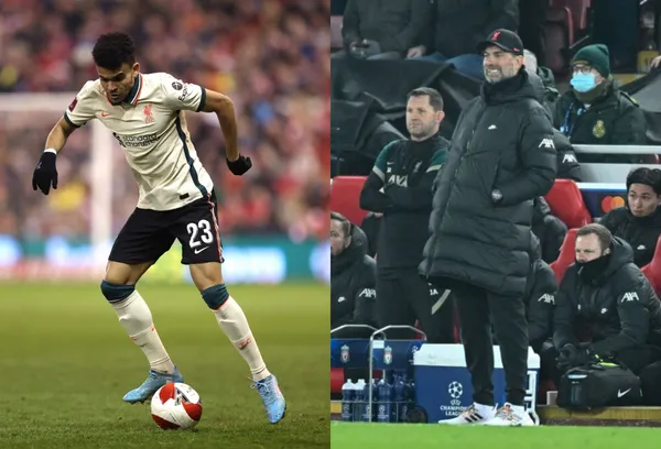 El colombiano Luis Díaz estuvo presente en la nueva victoria del Liverpool, pero sufrió un cambio de posición en el esquema táctico de Jürgen Klopp.