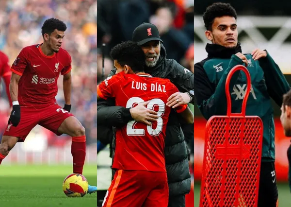 El colombiano Luis Díaz no ha parado de recibir elogios en Inglaterra por su debut y es que ha sido catalogado como un crack hasta en los entrenamientos.