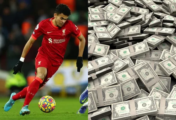 El colombiano Luis Díaz ha sido uno de los más grandes aciertos del Liverpool en lo económico y en lo deportivo.