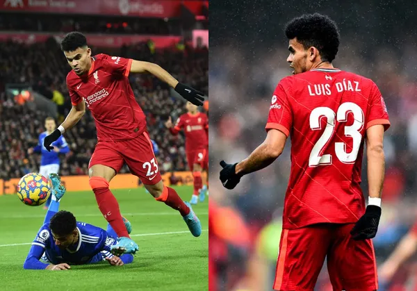 El colombiano Luis Díaz hizo un partido brillante contra el Leicester City y en Inglaterra no paran de hablar de dos jugadas con las que sorprendió.