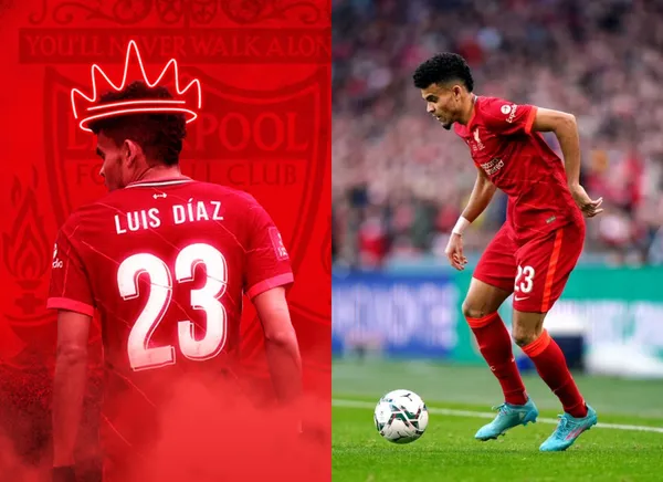 El colombiano Luis Díaz marcó un peligroso gol con el Liverpool y los medios internacionales reseñaron el hecho.