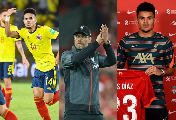 El colombiano Luis Díaz perdió una importante oportunidad en Inglaterra; conocer a quién sería su próximo entrenador en un futuro con el Liverpool.