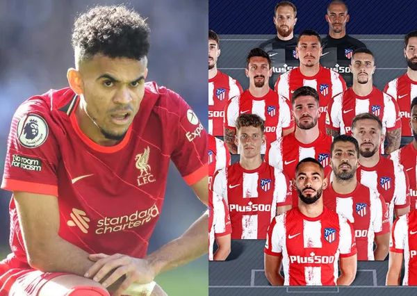 El colombiano Luis Díaz se frotó las manos porque espera enfrentarse contra el Atlético de Madrid en los cuartos de final de la Champions League.