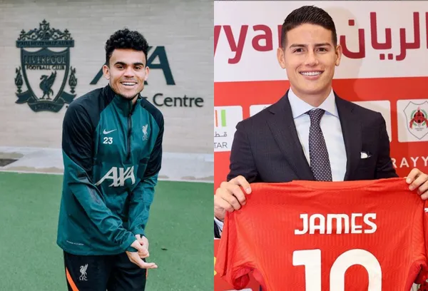 El colombiano Luis Díaz tuvo un gesto con James Rodríguez en las redes sociales mediante un recuerdo.