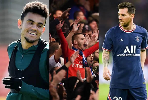 El colombiano Luis Díaz vive un momento extraordinario, caso contrario a su colega el argentino Lionel Messi.