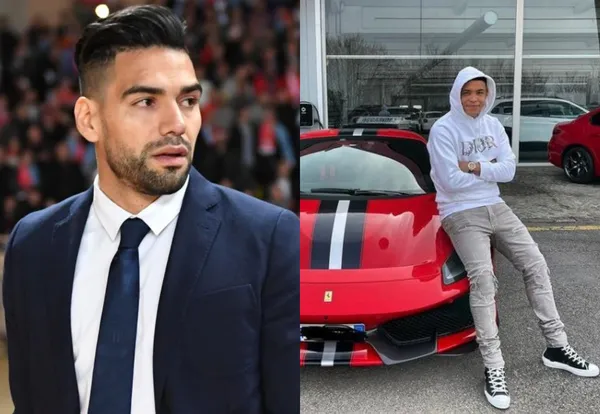 El colombiano Luis Muriel suele presumir en las redes sociales sus lujosos autos, pero Radamel Falcao le dicta cátedra en lo que verdaderamente se debe enfocar.