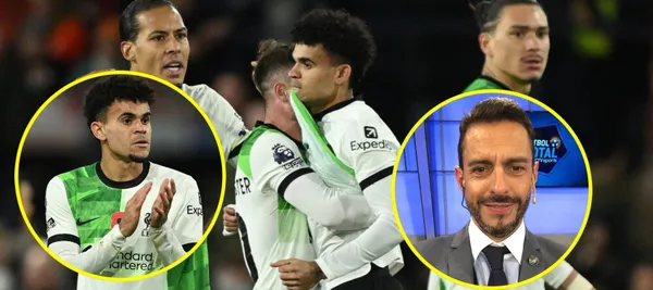 El colombiano marcó gol con Liverpool vs Luton Town en Premier League