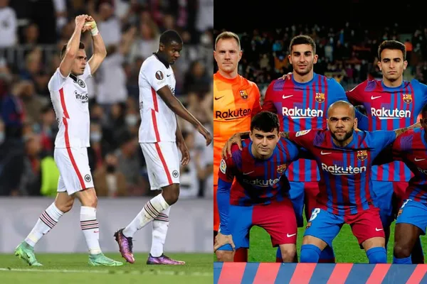 El colombiano marcó un golazo en la victoria de Frankfurt ante Barcelona y dejó en ridículo a un rival.