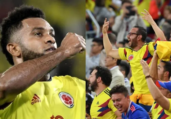 El colombiano Miguel Ángel Borja se metió con los hinchas; los mandó a jugar y hacer los goles en vez de él, hay un vídeo que captó el momento.