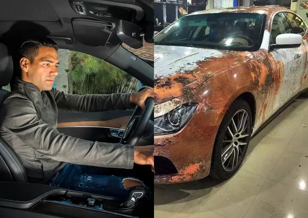 El colombiano Radamel Falcao ahora no suele verse a bordo de sus autos de lujo en Europa, “El Tigre” anda más bajo perfil en este momento.