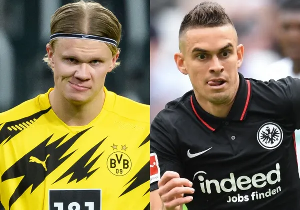 El colombiano Rafael Santos Borré explicó de manera detallada porque se peleó con el noruego Erling Haaland.