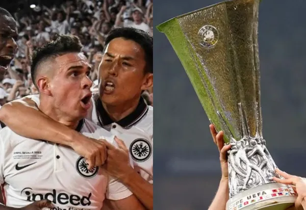 El colombiano Rafael Santos Borré hizo historia al salir campeón de la Europa League y siendo protagonista.